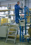 Второй поручень для перехода 6 ступеньками 45°